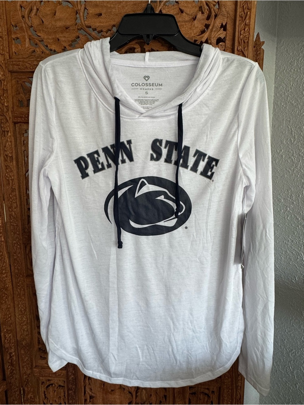 Penn State Nittany Lions Colosseum Womens Lightweight Hooded Long Sleeve T-Shirt